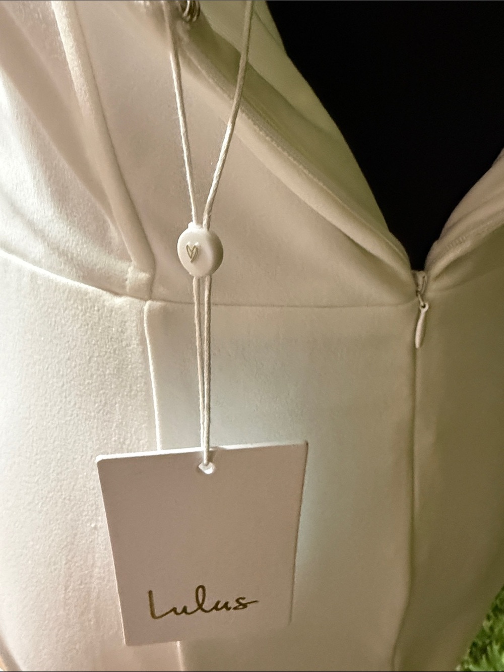 NWT-Idyllic Perfection White Plunge Sleeveless Mermaid Maxi Dress - Picture 15 of 15